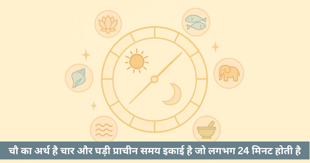 चौघड़िया मार्गदर्शिका: वैदिक समय प्रणाली और शुभ क्षण चयन