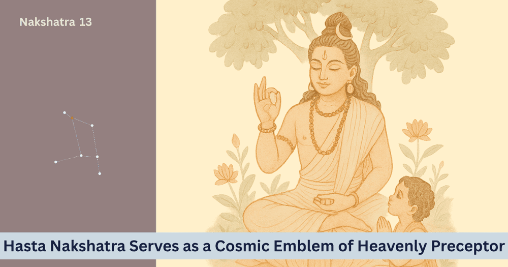 Dakshinamurthy and the Power of Silence for Hasta Nakshatra Seekers