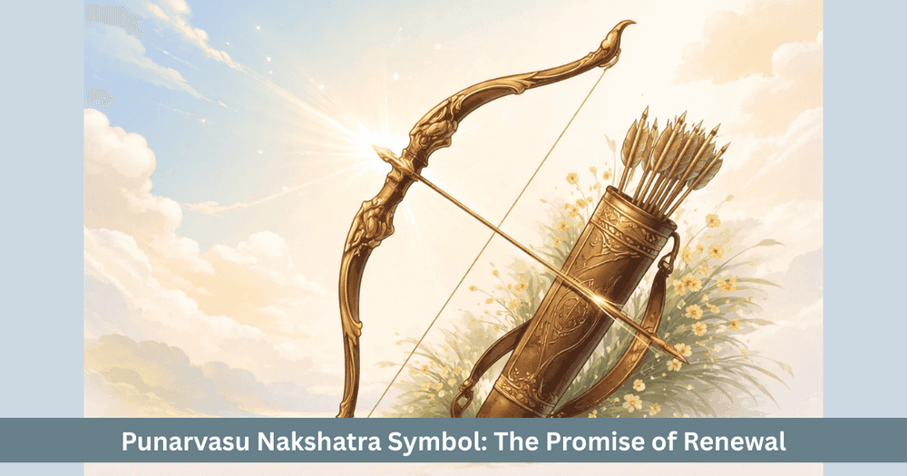 Punarvasu Nakshatra Bow and Quiver Symbol Meaning