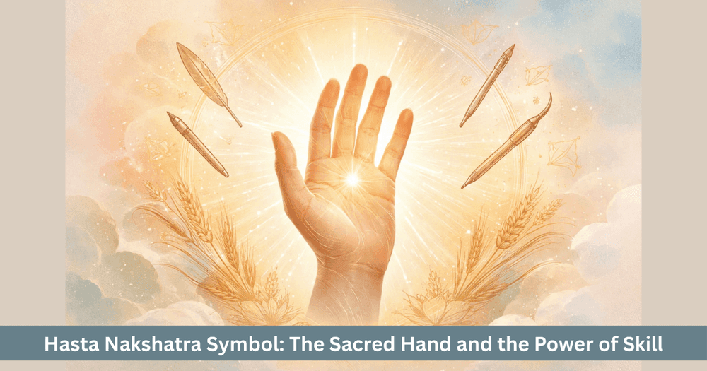 Meaning and Significance of Hasta Nakshatra Hand Symbol
