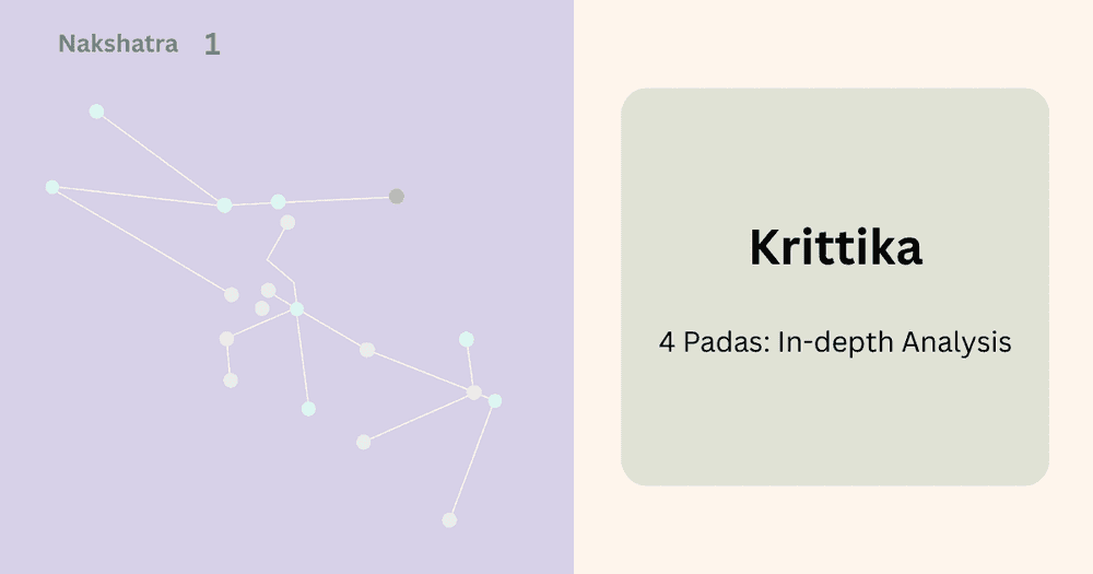 Krittika Nakshatra Padas: Traits, Career and Life Path Analysis