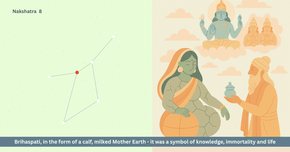 Tale of Earth Mother and Brihaspati: When Wisdom and Compassion Became Immortal Nectar