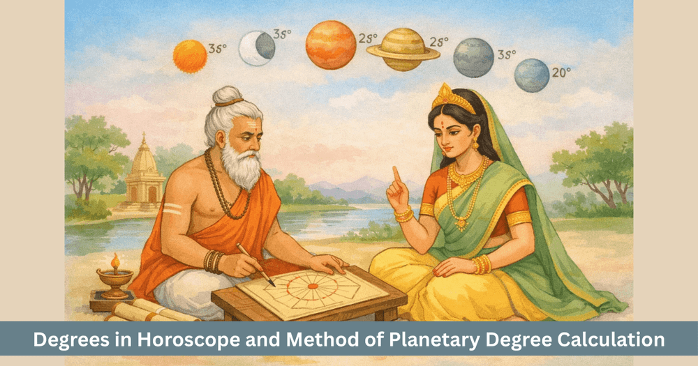 Importance of planetary degrees in Kundli
