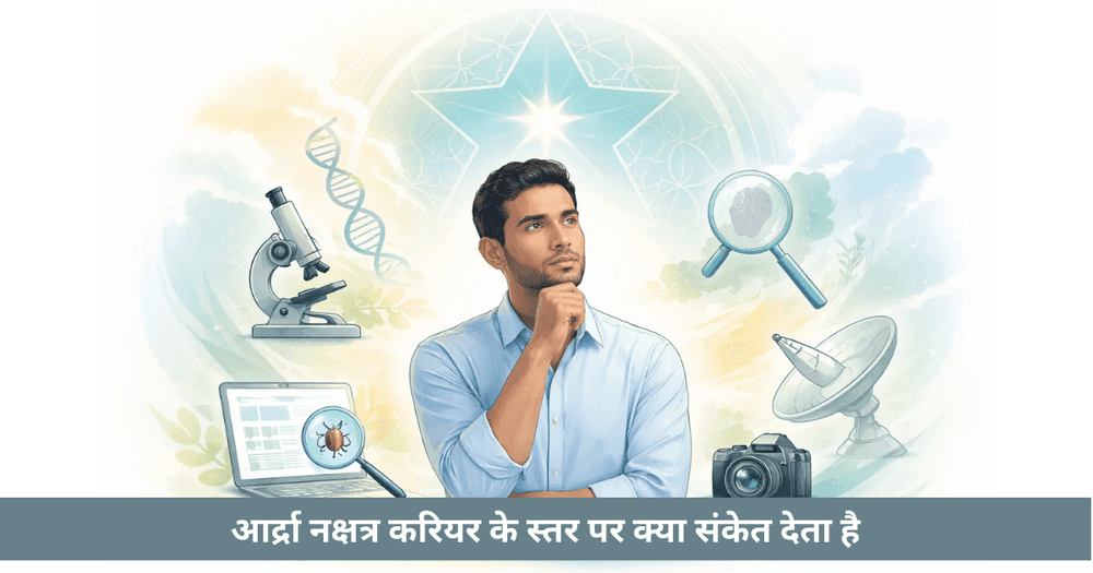 आर्द्रा नक्षत्र: गुण और करियर विकल्प