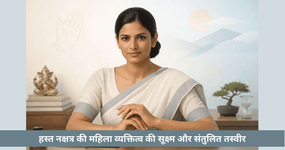 हस्त नक्षत्र महिला: आत्मनिर्भरता और आंतरिक शक्ति का प्रतीक