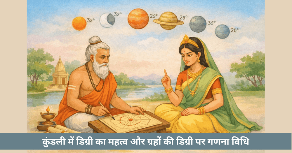 कुंडली में ग्रह डिग्री का महत्व