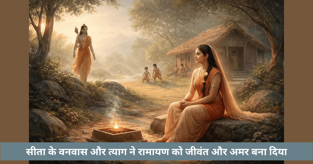 सीता का वनवास और रामायण का जन्म