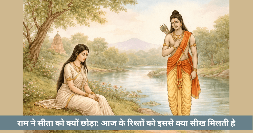 राम ने सीता को क्यों छोड़ा: प्यार, धर्म और आत्मसम्मान की असली कहानी