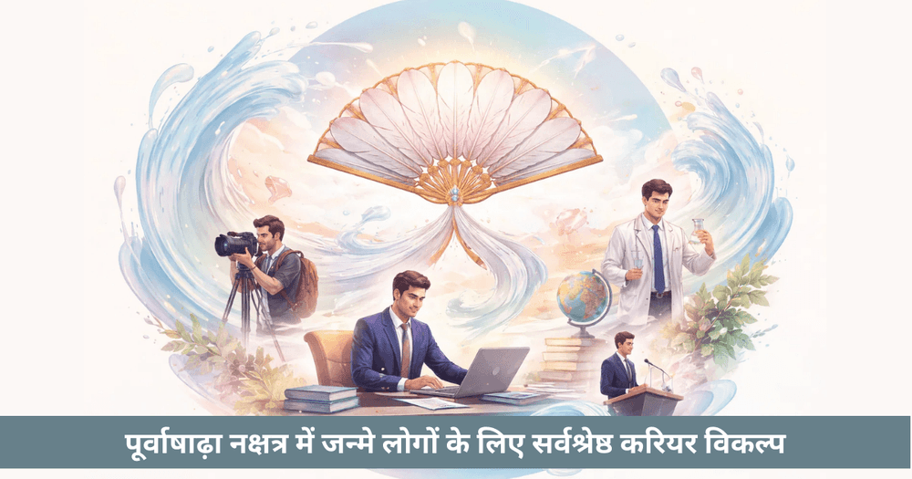पूर्वाषाढ़ा नक्षत्र करियर: सर्वश्रेष्ठ विकल्प और सफलता के रहस्य