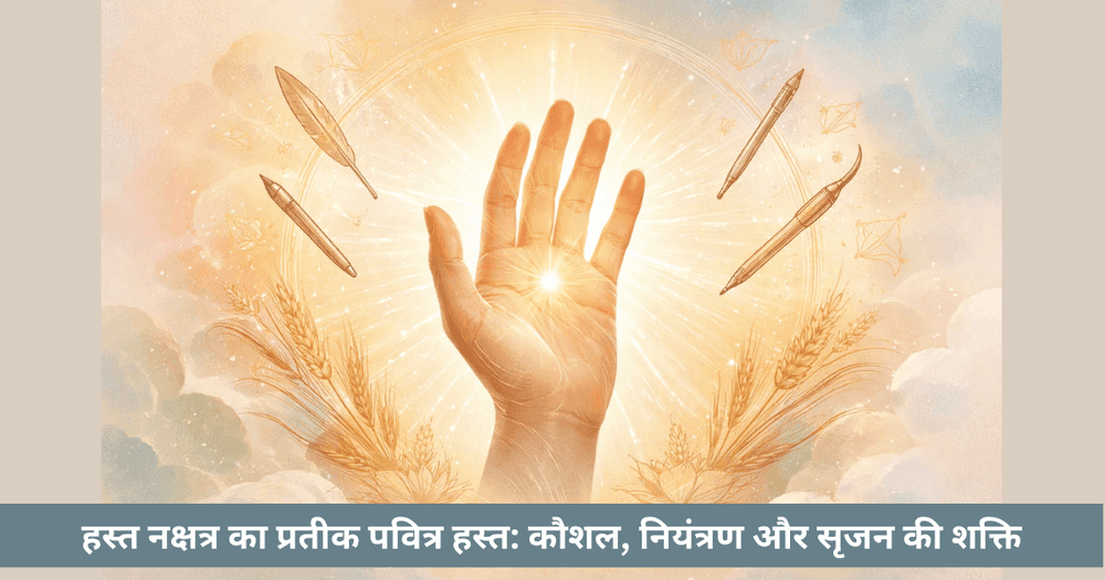 हस्त नक्षत्र हस्त प्रतीक का अर्थ और महत्व