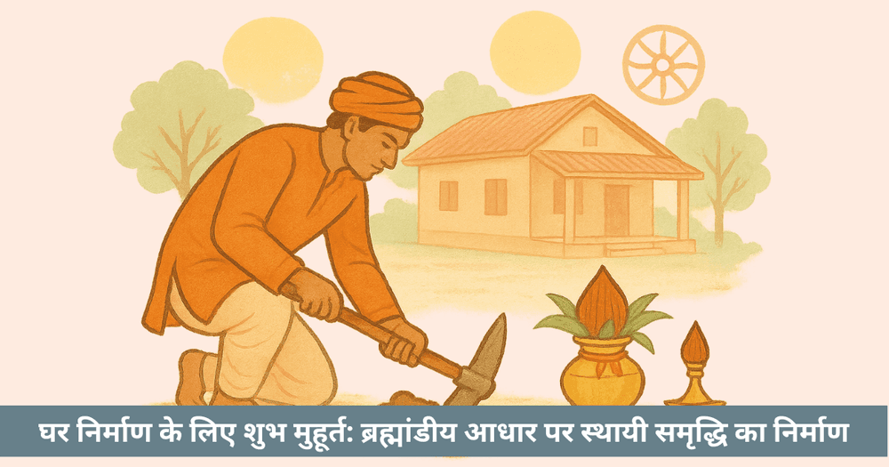 घर निर्माण शुभ मुहूर्त: वैदिक ज्योतिष से अनंत समृद्धि प्राप्त करें