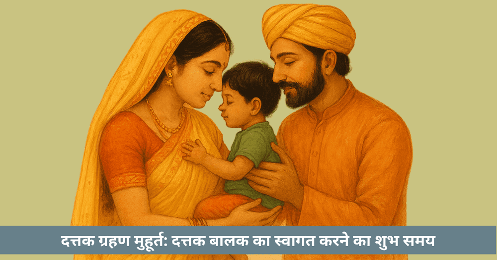 दत्तक ग्रहण मुहूर्त 2025-2026: नक्षत्र, तिथि और शुभ समय