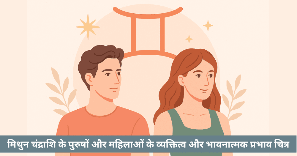 मिथुन चंद्र राशि और मिथुन पुरुष/महिला व्यक्तित्व