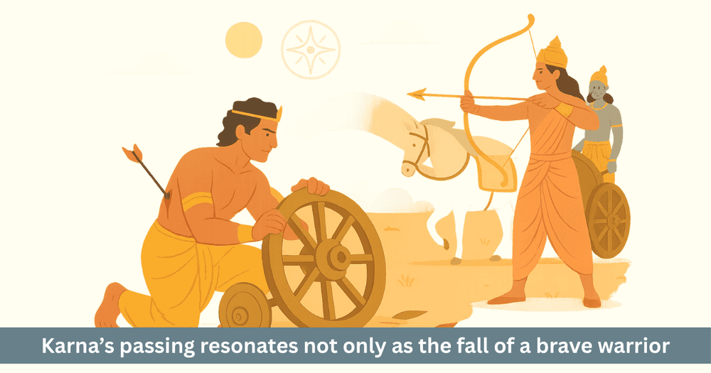 Death of Karna: Endings, Lineage