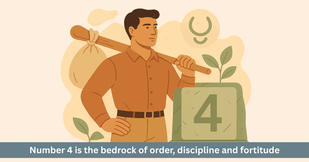 Number 4: Discipline, Stability, Service, Protection, Progress, Powerful Insights