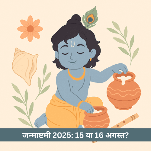 जन्माष्टमी 2025: 15 या 16 अगस्त? जानें कृष्ण जन्मोत्सव की सही तिथि, शुभ मुहूर्त और व्रत नियम