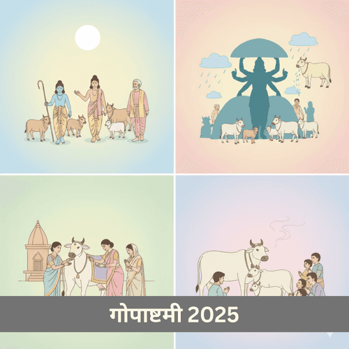 गोपाष्टमी 2025 : अनुष्ठान, कथा और आध्यात्मिक महत्व