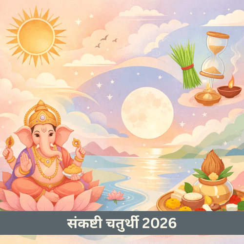 संकष्टी चतुर्थी 2026: तिथियाँ, व्रत नियम, चंद्र उदय और आंतरिक महत्व