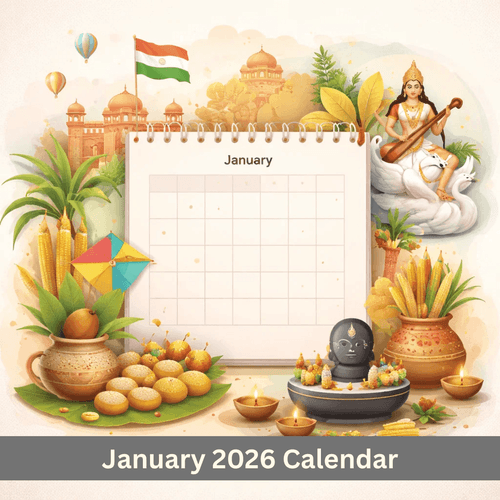 January 2026 Calendar: Festivals, Fasts & Holidays