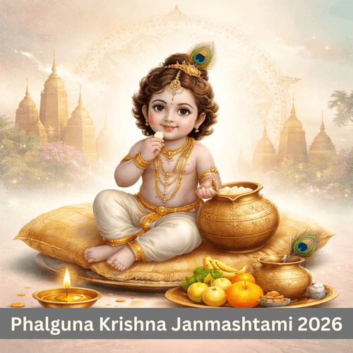 Phalguna Krishna Janmashtami 2026 and Monthly Vrat