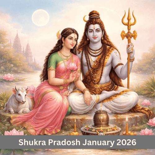 Shukra Pradosh January 2026 Date and Main Timings