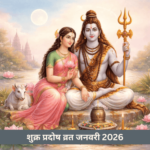 शुक्र प्रदोष जनवरी 2026 तिथि और मुख्य समय