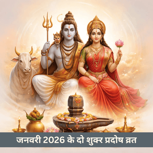 जनवरी 2026 में दो शुक्र प्रदोष व्रत: तिथि और विशेष महत्व