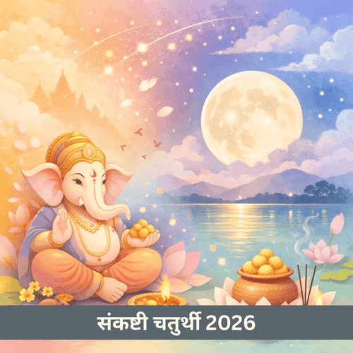 संकष्टी चतुर्थी 2026: तिथि, व्रत नियम और चंद्र उदय