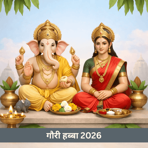 गौरी हब्बा 2026: गौरी गणेश पर्व तिथि, समय और पूजा विधि