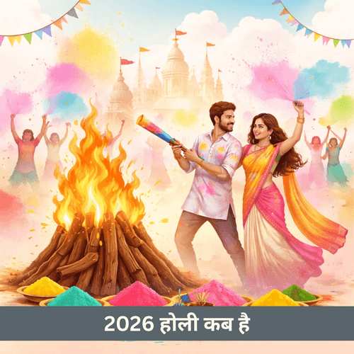 होली 2026: 3 या 4 मार्च, सटीक जानकारी