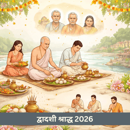 द्वादशी श्राद्ध 2026: तिथि, मुहूर्त, विधि और महत्व