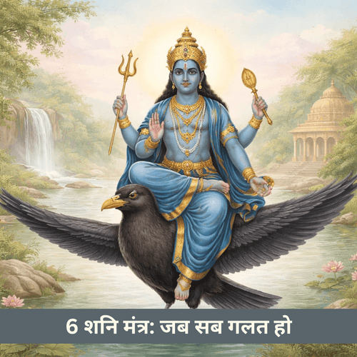 जब एक के बाद एक सब गलत हो जाएँ ऐसे दिनों के लिए 6 शनि मंत्र