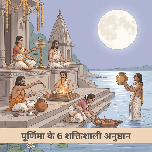 पूर्णिमा के 6 शक्तिशाली अनुष्ठान