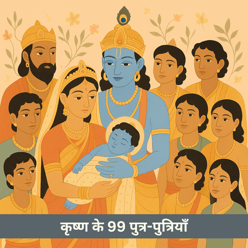 कृष्ण के 99 पुत्र-पुत्रियाँ : उन भूले-बिसरे संतान की कथा