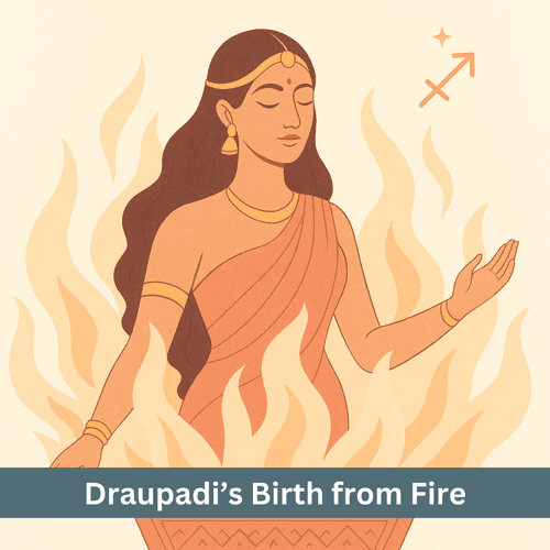 Is Draupadi’s Birth from Fire a Form of Women’s Power?