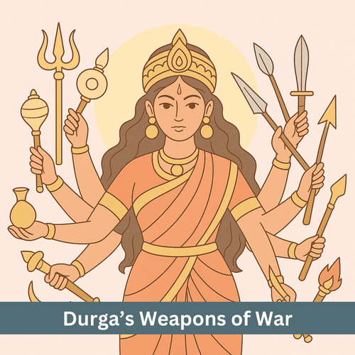 Durga’s Weapons of War: Scriptural Power, Powerful Symbolism, Divinity and Life’s Way
