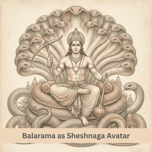 Balarama as Sheshnaga Avatar