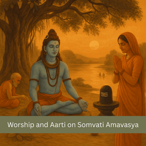 Worship and Aarti on Somvati Amavasya: Auspicious Fruits of Devotion to Shiva and the Ancestors