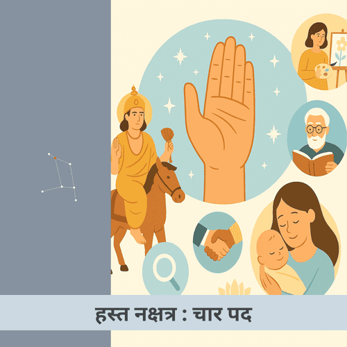 हस्त नक्षत्र क्या है और इसके चारों पाद जीवन को कैसे प्रभावित करते हैं