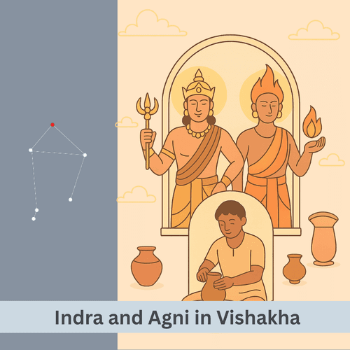What Is the Divine Synergy of Indra and Agni in Vishakha Nakshatra?