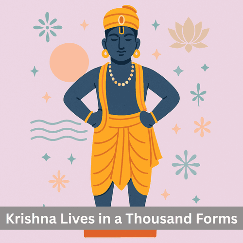 How Does Krishna Live in a Thousand Forms? The Living Global God