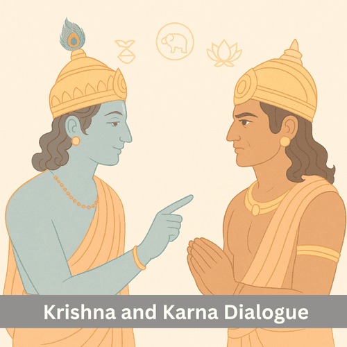 Krishna and Karna: The Epic of Destiny, Loyalty and Choice