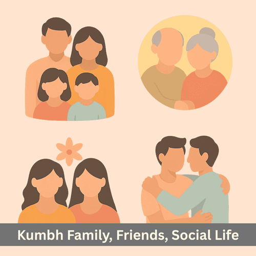 Kumbh Rashi Family, Friends and Social Life
