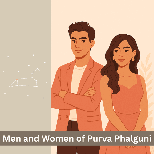 What are the traits of Purva Phalguni Nakshatra males and females?