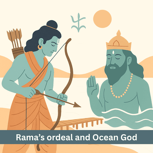 Rama and the Ocean: The Silent Ordeal, Setu Building, Teamwork, Vedic Lessons