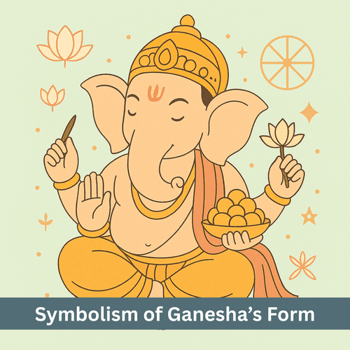 Detailed Symbolism of Ganesha’s Form and the Life Lessons