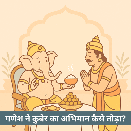 जब गणेश ने कुबेर का सारा महल खा लिया - धन के अहंकार का अंत