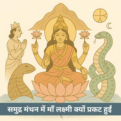 समुद्र मंथन में माँ लक्ष्मी क्यों प्रकट हुईं और इससे जीवन को क्या सीख मिलती है