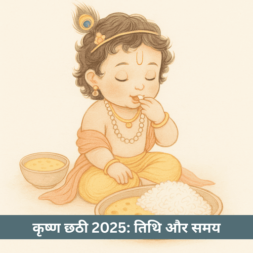 कृष्ण छठी 2025 कब है और इस दिन कढ़ी-चावल का भोग क्यों लगाया जाता है?