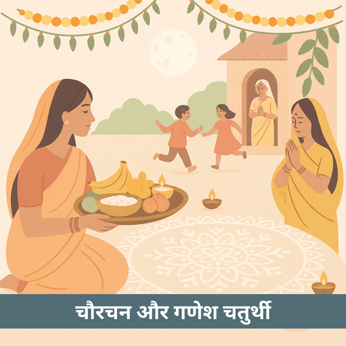 चौरचन क्या है और मिथिला गणेश चतुर्थी पर चंद्र को क्यों पूजता है
